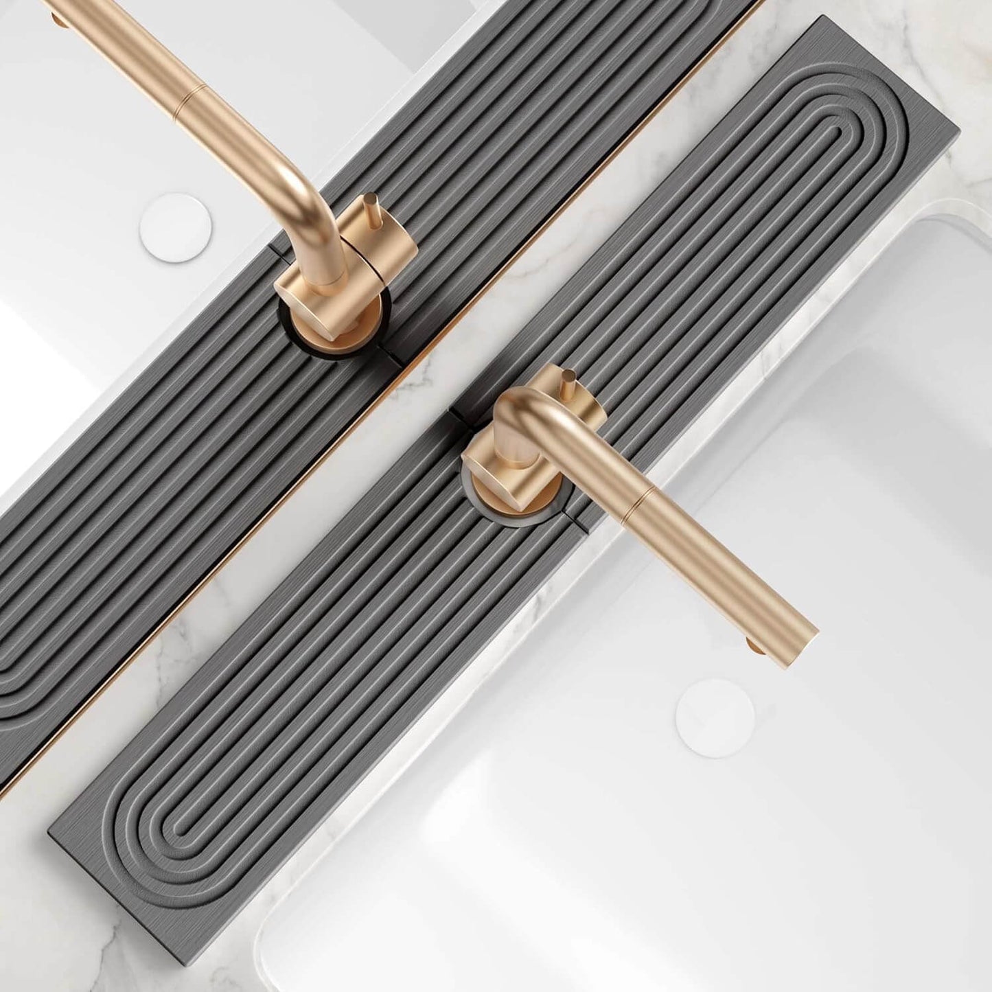 Homelia™ Modern Taş Lavabo Musluk Matı