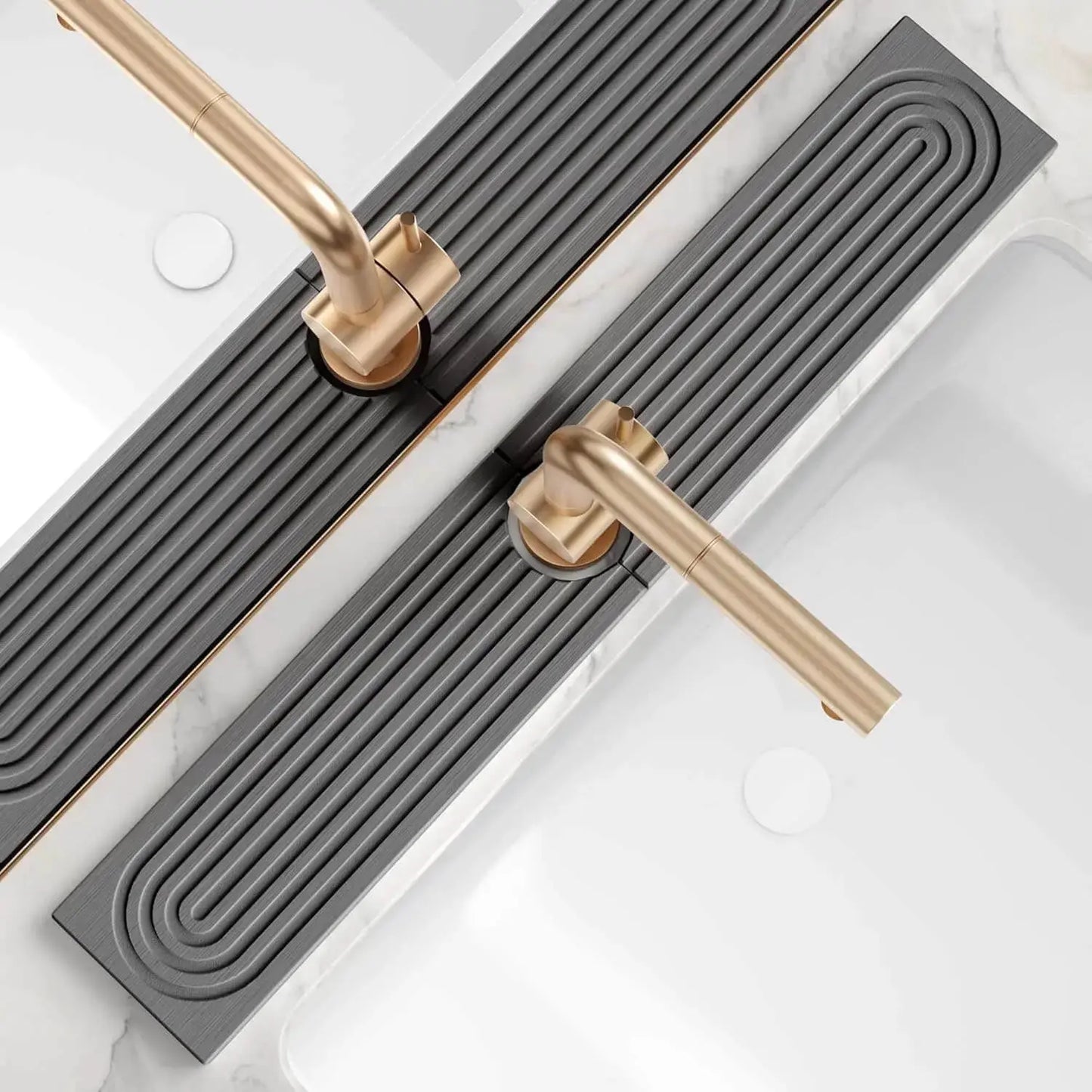 Homelia™ Modern Taş Lavabo Musluk Matı Homelia