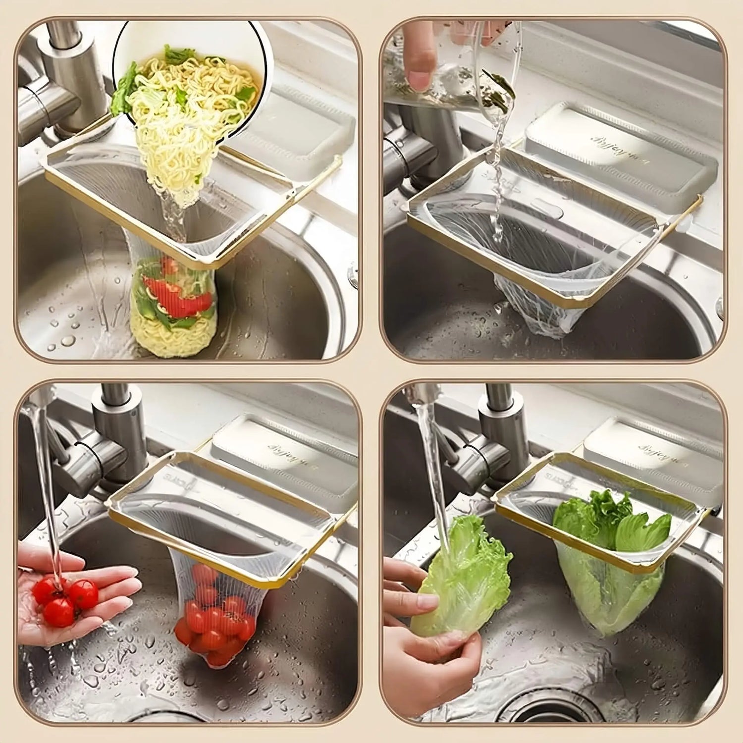 Homelia™ Katlanabilir Lavabo Çöp Filtresi Homelia