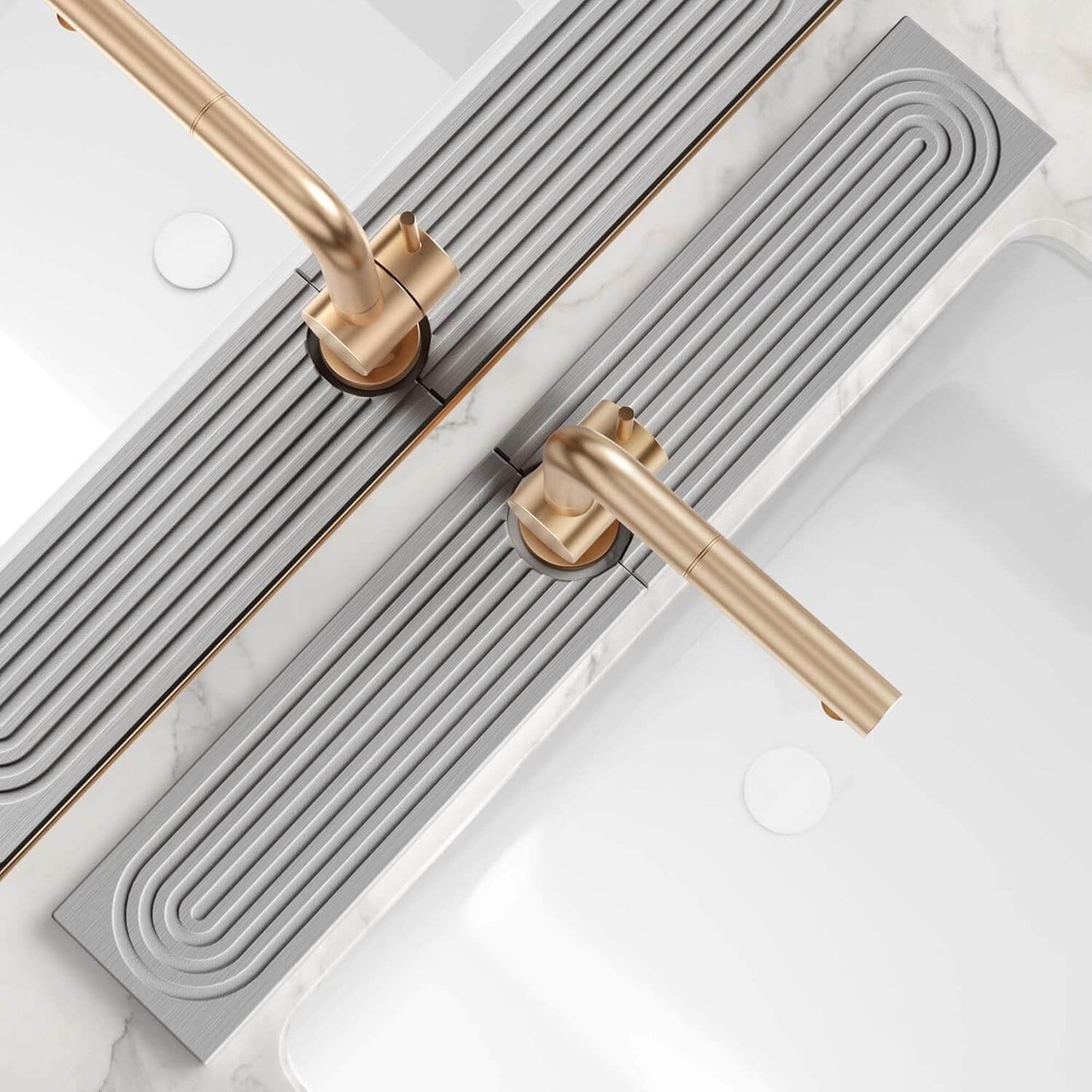 Homelia™ Modern Taş Lavabo Musluk Matı