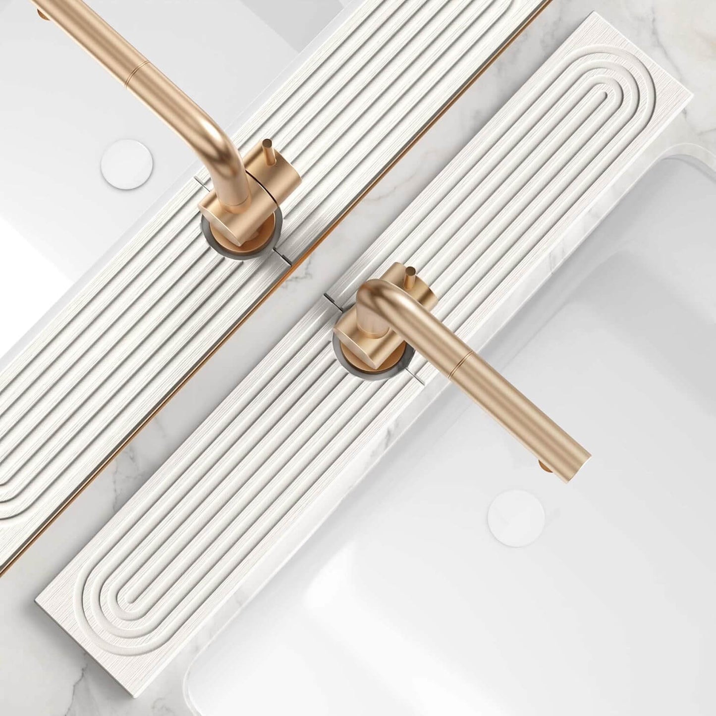 Homelia™ Modern Taş Lavabo Musluk Matı